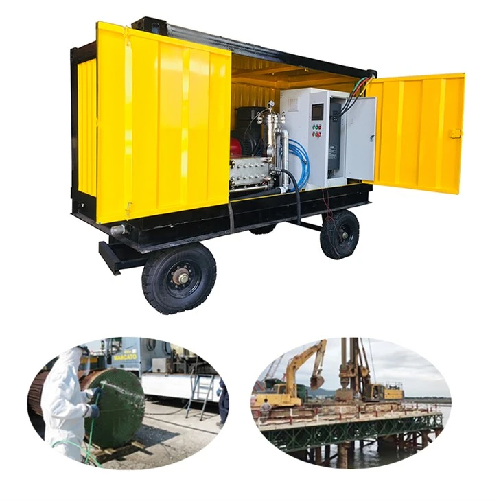دستگاه انفجار تمیز کردن صنعتی 21000psi